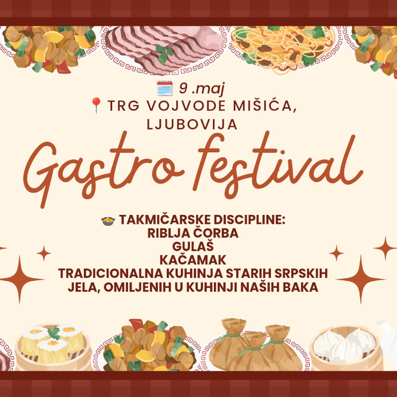 Gastro festival u Ljuboviji okuplja ljubitelje tradicionalne kuhinje